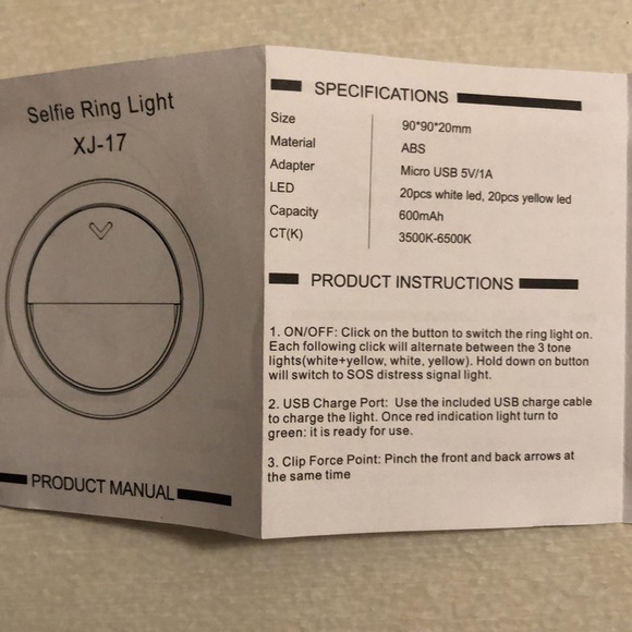 Selfie Ring Light XJ-17 - Picture 7 of 7